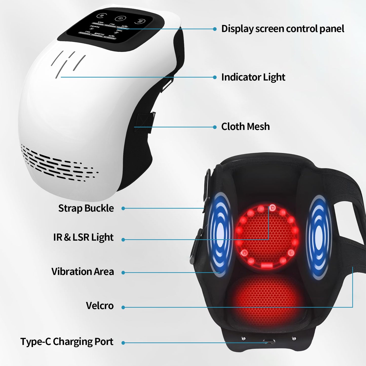 Multifunction Rechargeable Knee Massager